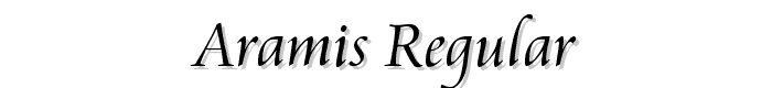 Aramis Regular font